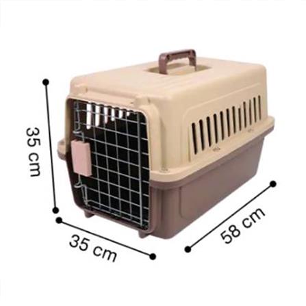 กรงสัตว์เลี้ยงพกพา PETUS 58 ซม. สีขาวม่วง_8