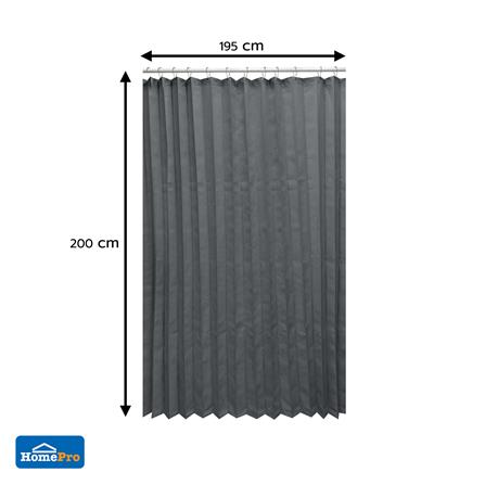 ม่านห้องน้ำ POLYESTER MOYA SS0118-5210 195x200 ซม._6