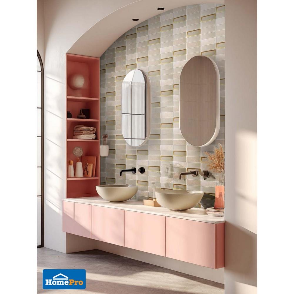 โมเสคแก้ว 30x30 ซม. GLASCERA วิคทอเรีย 1 ขาว