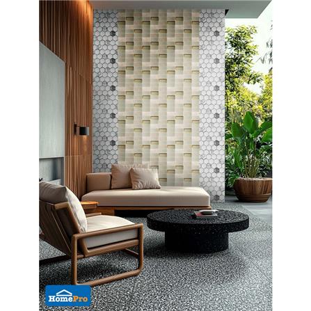 โมเสคแก้ว 30x30 ซม. GLASCERA วิคทอเรีย 1 ขาว_1