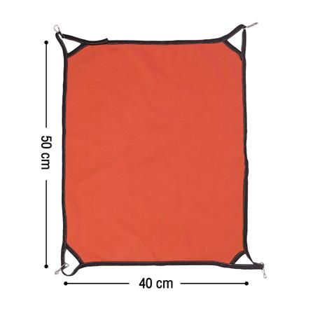 เปลแมว PETUS 40X50 ซม. สีส้มแสด_5