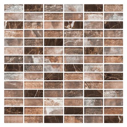 โมเสคแก้ว 30x30 ซม. GLASCERA ไมก้า น้ำตาล_0