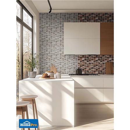 โมเสคแก้ว 30x30 ซม. GLASCERA ไมก้า เกรย์_3