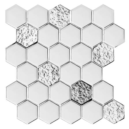 โมเสคแก้ว 31.5x29.8 ซม. GLASCERA ลอฟท์ตี้ ซิลเวอร์_0