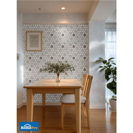 โมเสคแก้ว 31.5x29.8 ซม. GLASCERA ลอฟท์ตี้ ซิลเวอร์_4