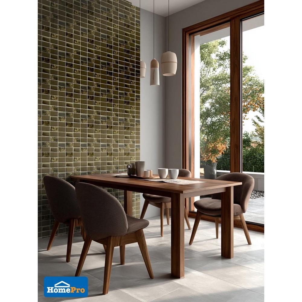 โมเสคแก้ว 30x30 ซม. GLASCERA วิคทอเรีย 2 น้ำตาล