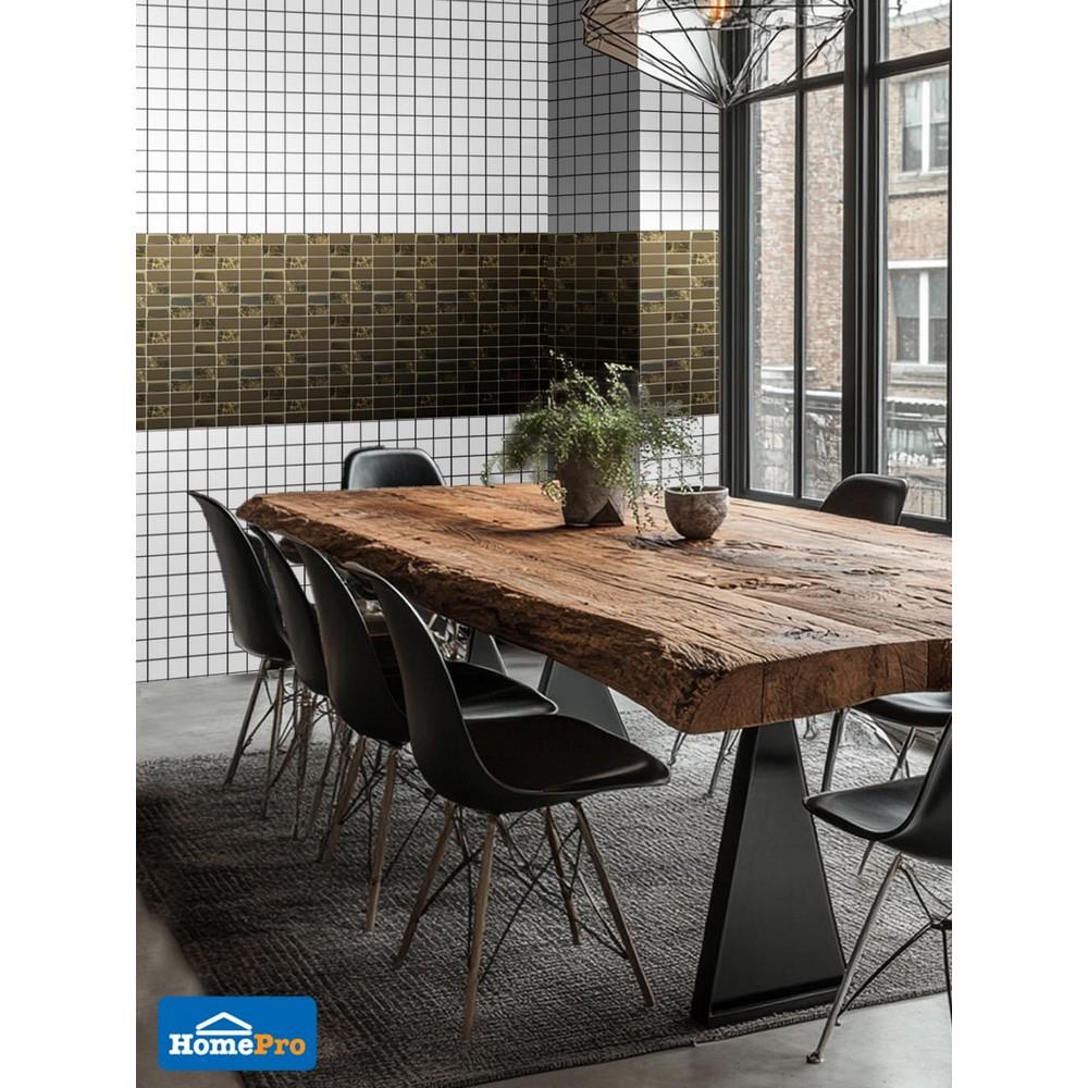 โมเสคแก้ว 30x30 ซม. GLASCERA วิคทอเรีย 2 น้ำตาล