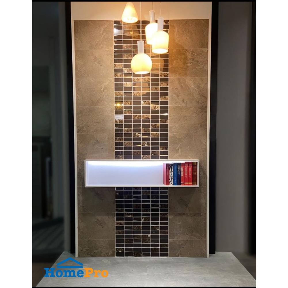 โมเสคแก้ว 30x30 ซม. GLASCERA วิคทอเรีย 2 น้ำตาล