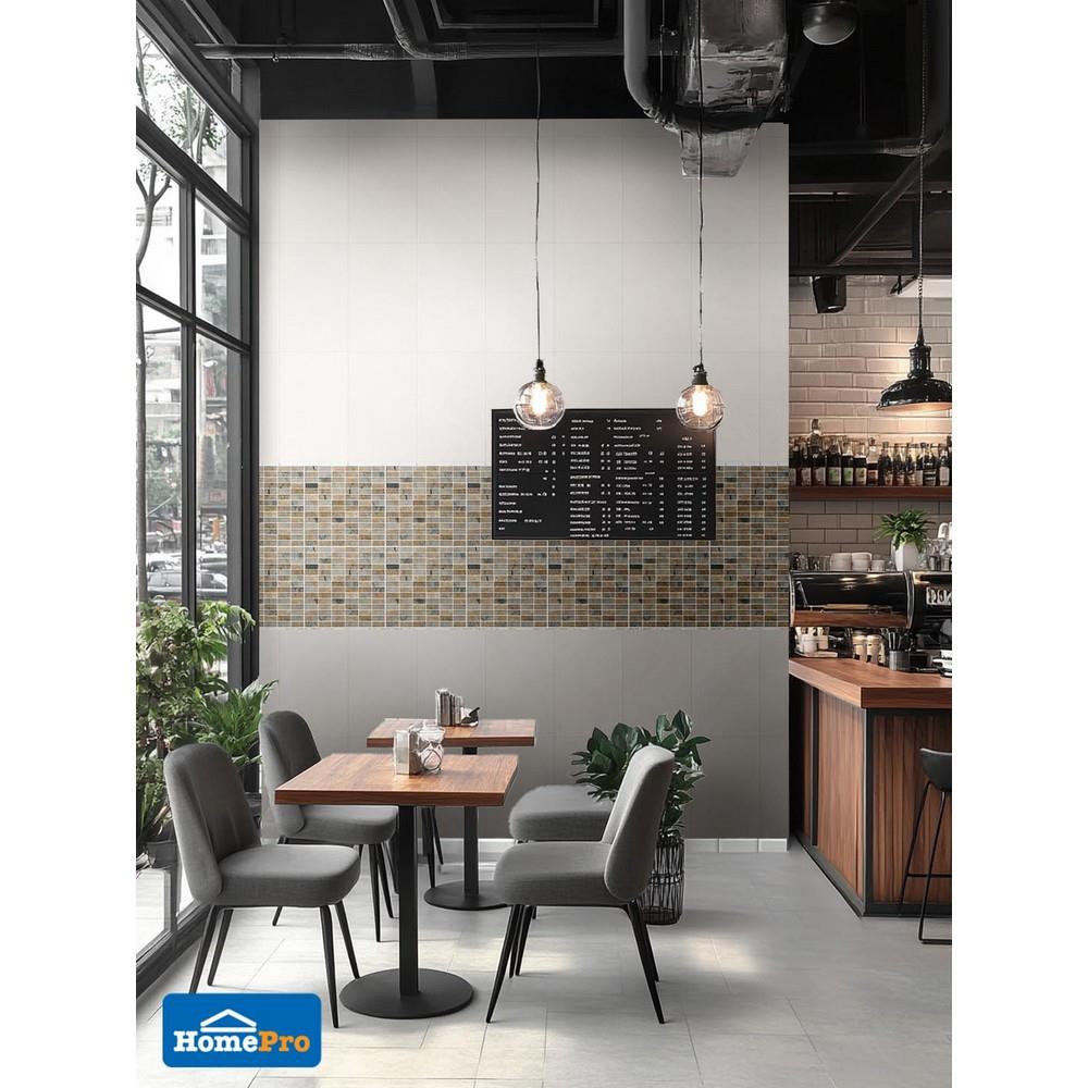 โมเสคแก้ว 30x30 ซม. GLASCERA ไมก้า ครีม