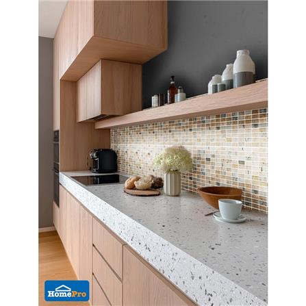 โมเสคแก้ว 30x30 ซม. GLASCERA ไมก้า ครีม_5