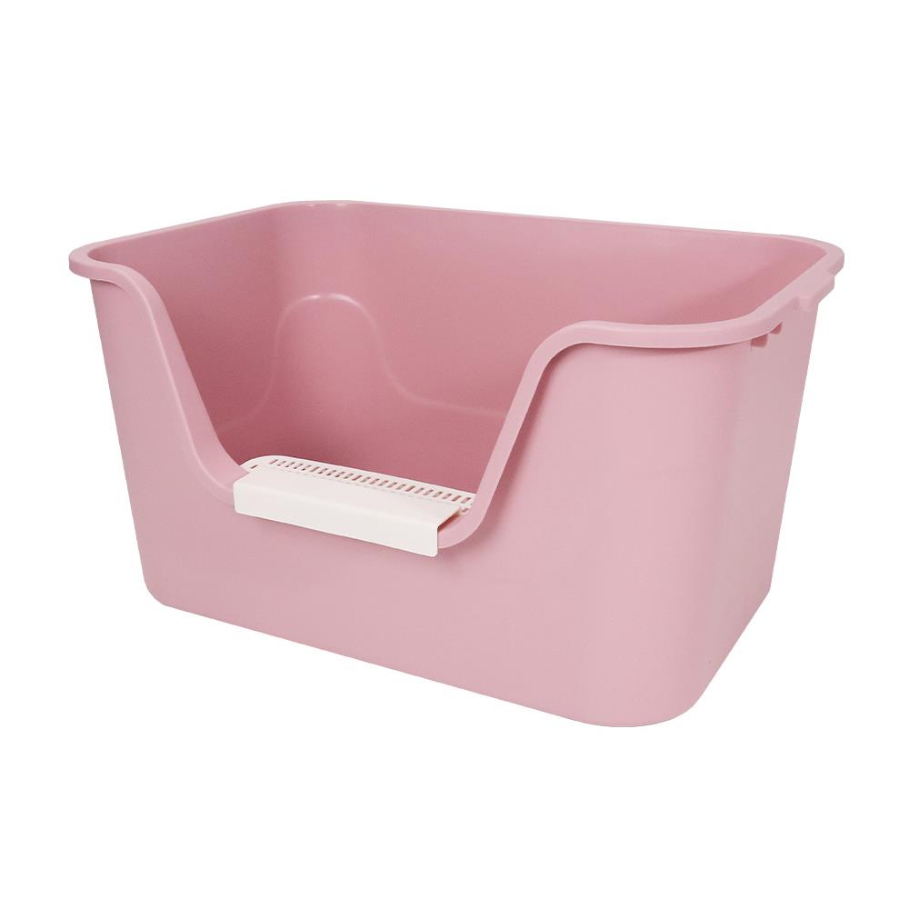 กระบะทรายแมว PETUS 65x33 ซม. สีชมพู