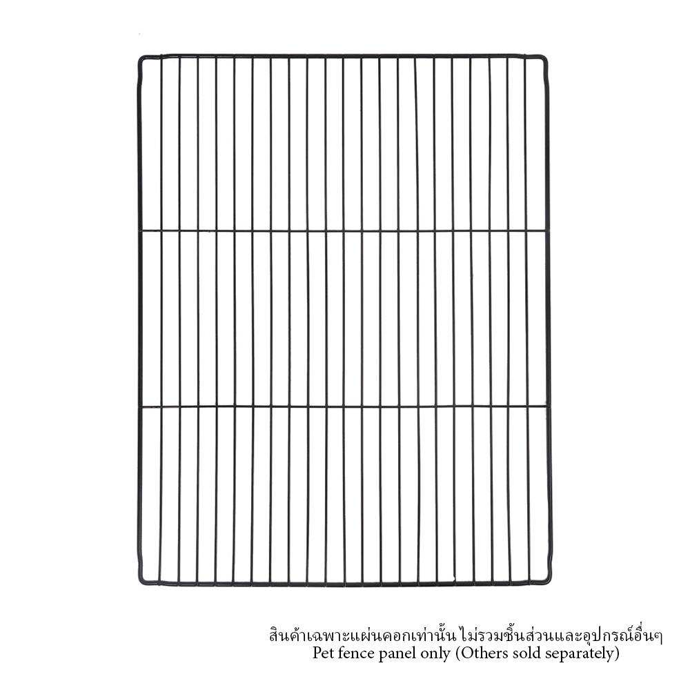 แผ่นคอกสัตว์เลี้ยง PETUS ซี่ห่าง 1.5 ซม. 45x35 ซม. สีดำ