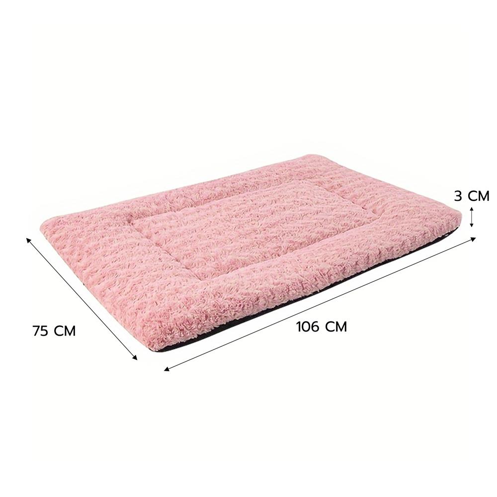 เบาะรองนอนสัตว์เลี้ยง PETUS 106X75 ซม. สีชมพู