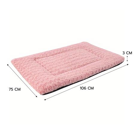 เบาะรองนอนสัตว์เลี้ยง PETUS 106X75 ซม. สีชมพู_5