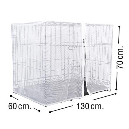 มุ้งครอบกรงสัตว์เลี้ยง PETUS 130x60x70 ซม._3