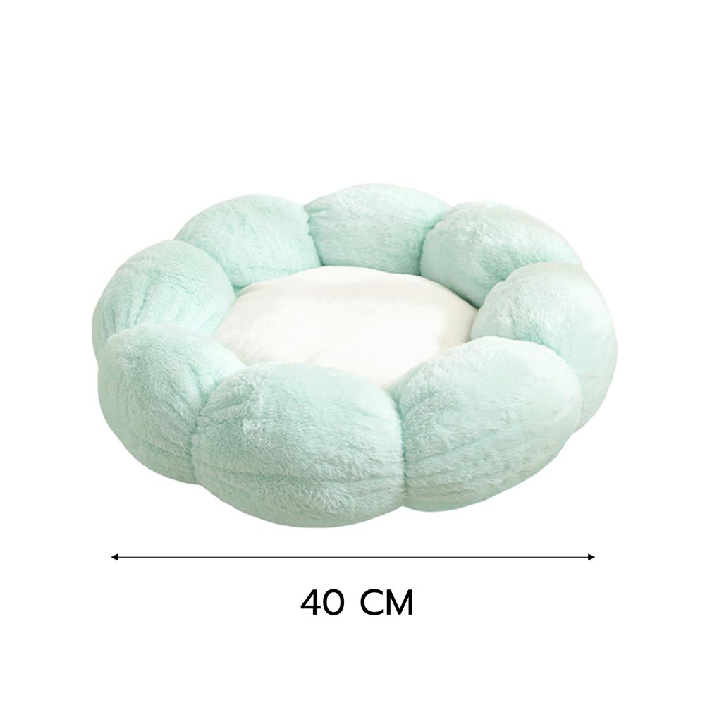 เบาะรองนอนสัตว์เลี้ยง PETUS รูปดอกไม้ 40 ซม. สีมิ้นท์