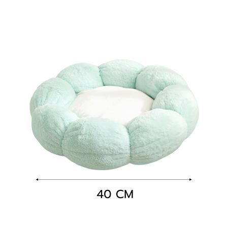 เบาะรองนอนสัตว์เลี้ยง PETUS รูปดอกไม้ 40 ซม. สีมิ้นท์_5