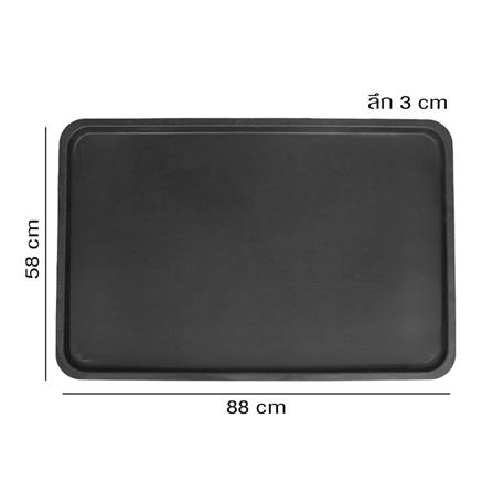 ถาดรองกรง PETUS 88X58 ซม. สีดำ_3