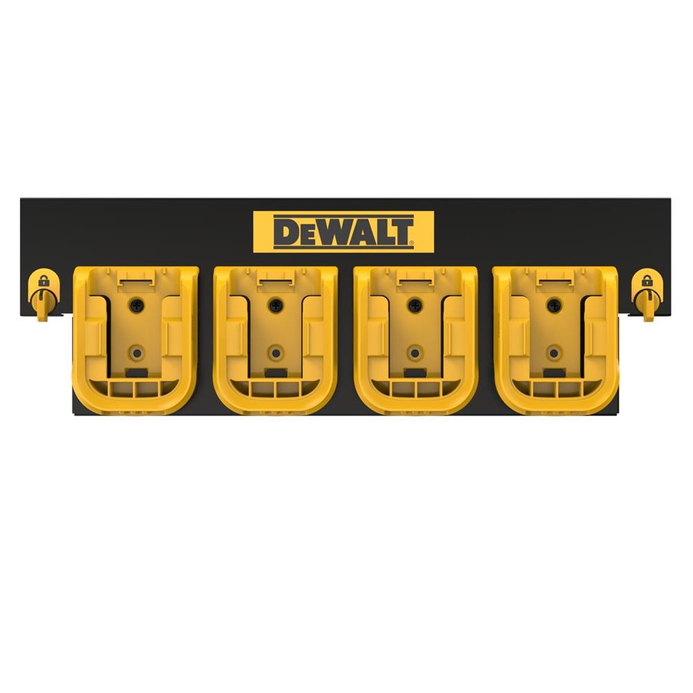 รางยึดแบตเตอรี่ DEWALT DWST82819 สีเหลือง/ดำ (ชุด 4 ชิ้น)