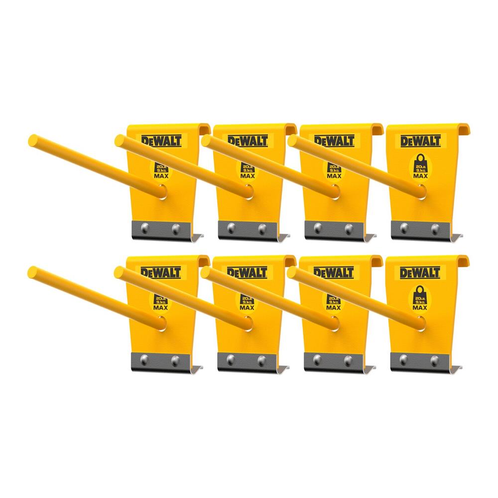 ชุดตะขอหมุด DEWALT DWST82817 สีเหลือง/ดำ (ชุด 8 ชิ้น)