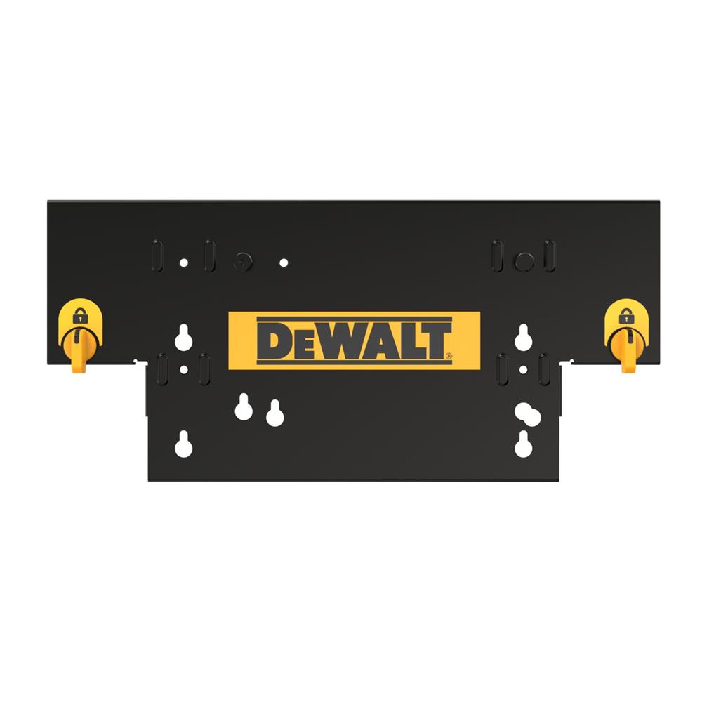 ที่เก็บแท่นชาร์จแบบติดราง DEWALT DWST82821 สีเหลือง/ดำ