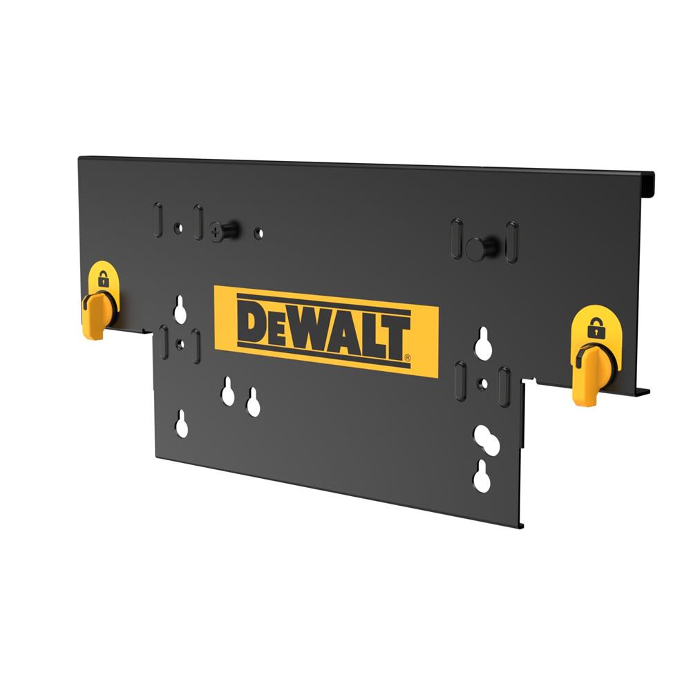 ที่เก็บแท่นชาร์จแบบติดราง DEWALT DWST82821 สีเหลือง/ดำ