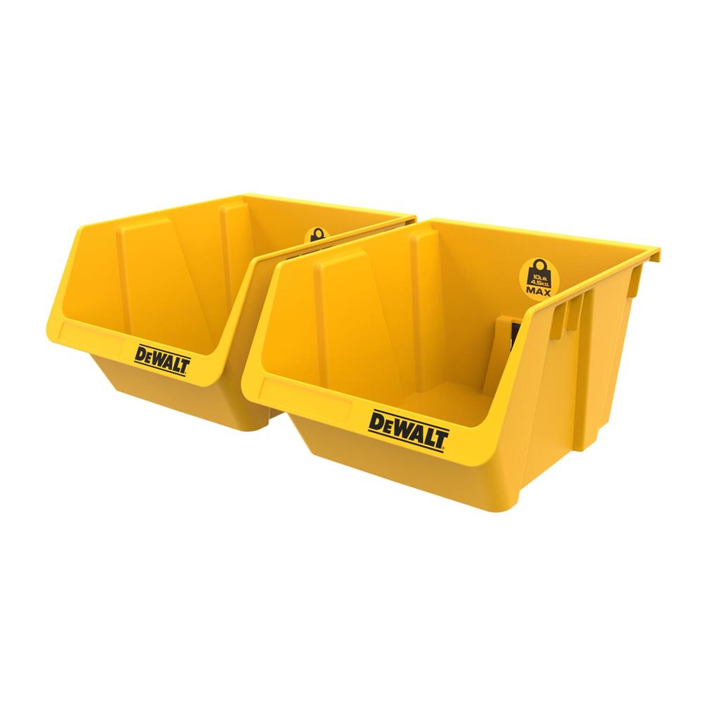 ถาดวางเครื่องมือพลาสติก DEWALT DWST82813 สีเหลือง/ดำ (ชุด 2 ชิ้น)