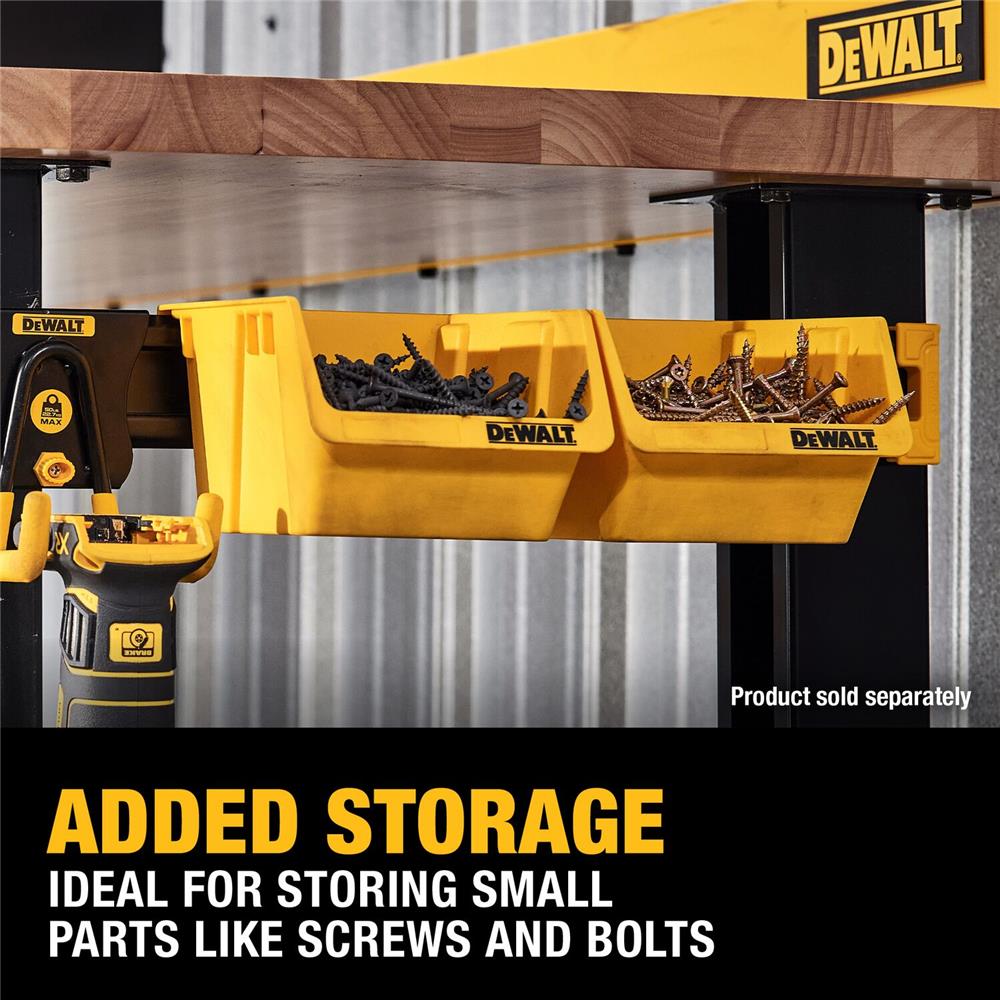 ถาดวางเครื่องมือพลาสติก DEWALT DWST82813 สีเหลือง/ดำ (ชุด 2 ชิ้น)