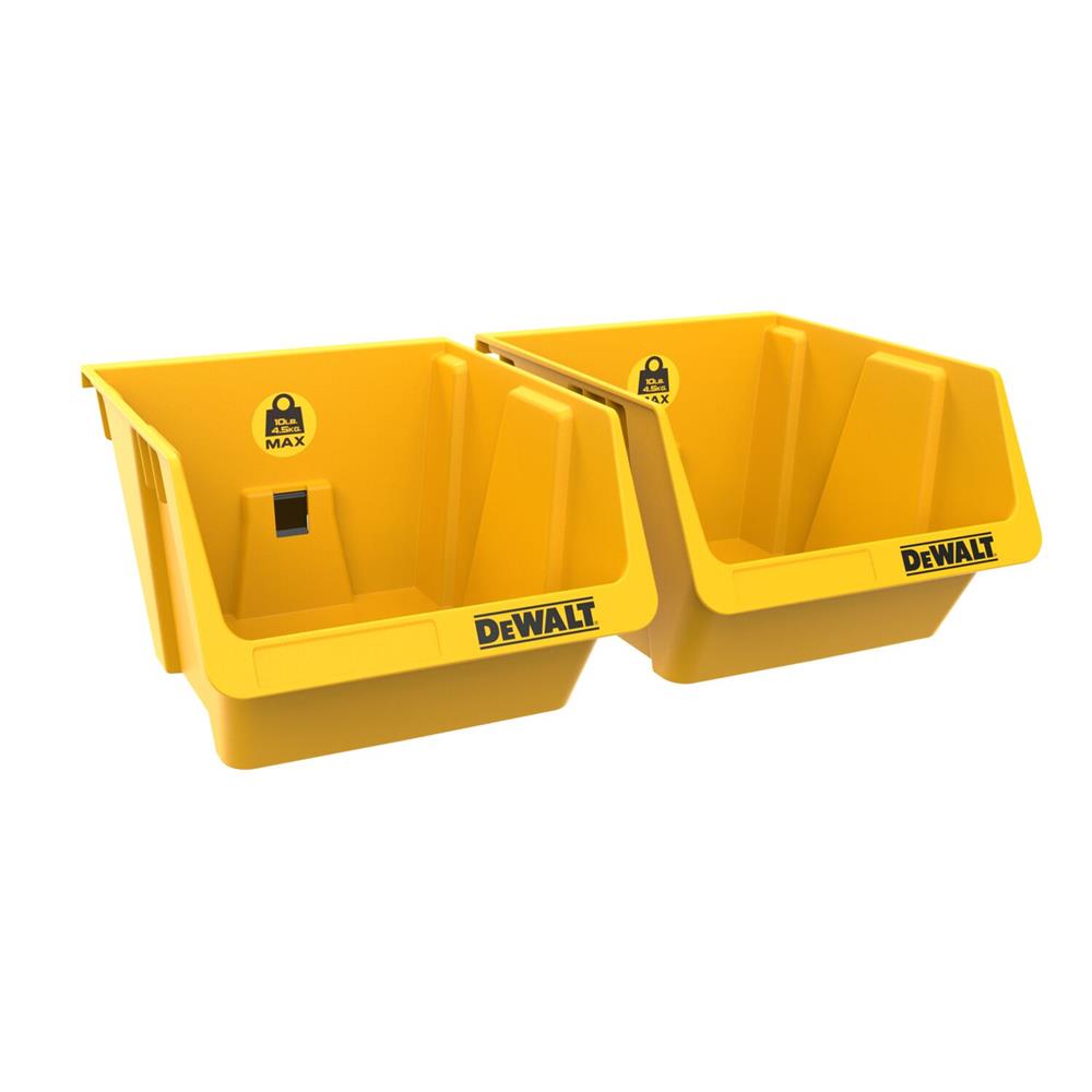 ถาดวางเครื่องมือพลาสติก DEWALT DWST82813 สีเหลือง/ดำ (ชุด 2 ชิ้น)