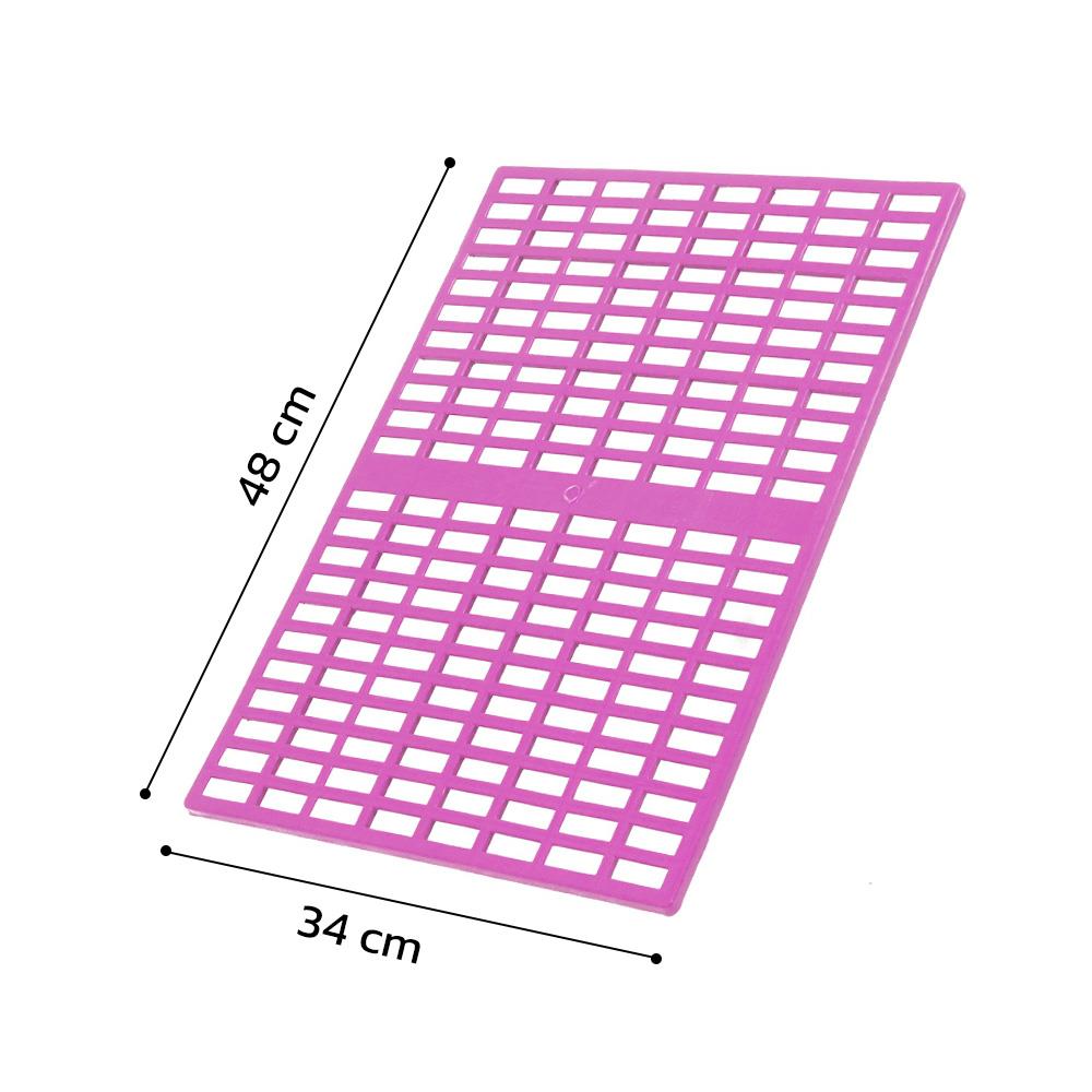 แผ่นรองกรง PETUS 48X34 ซม. สีชมพู
