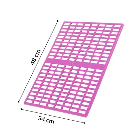 แผ่นรองกรง PETUS 48X34 ซม. สีชมพู_3