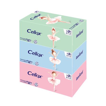 กระดาษเช็ดหน้า CELLOX ฺTRENDY 3PLY (แพ็ก 3 ชิ้น)_1