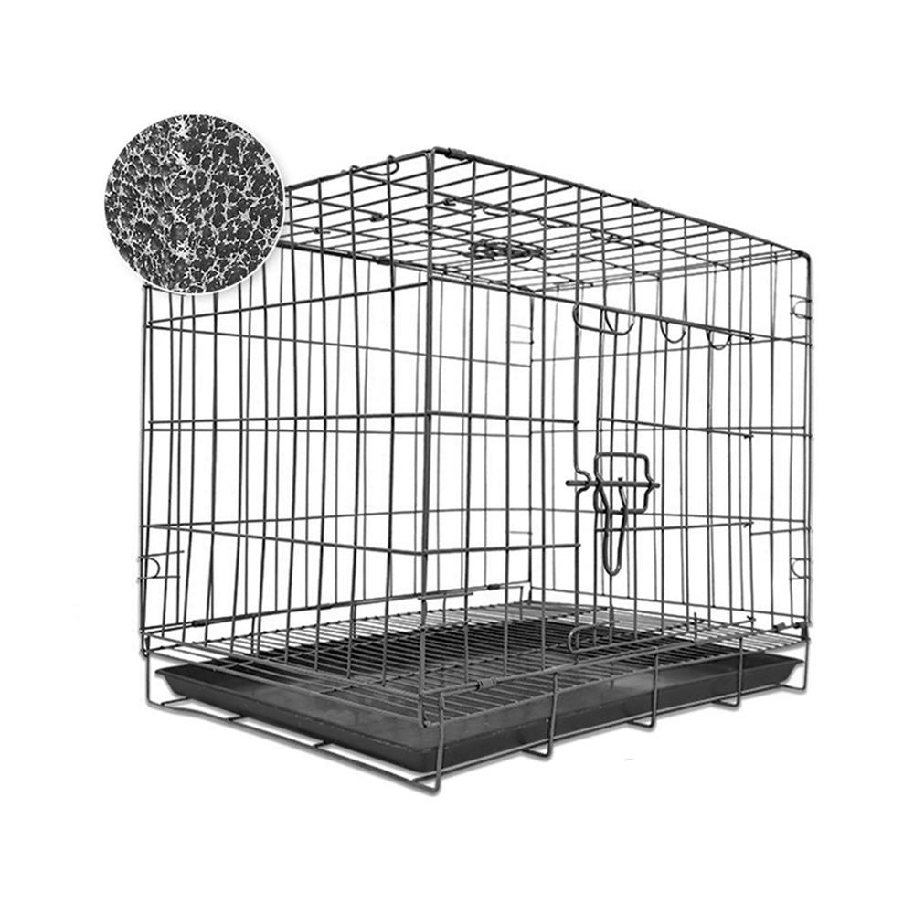 กรงสัตว์เลี้ยงพับได้ PETUS 60X43 ซม. สีเทา