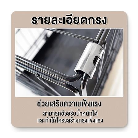 กรงสัตว์เลี้ยงพับได้ PETUS 70X50 ซม. สีดำ_2