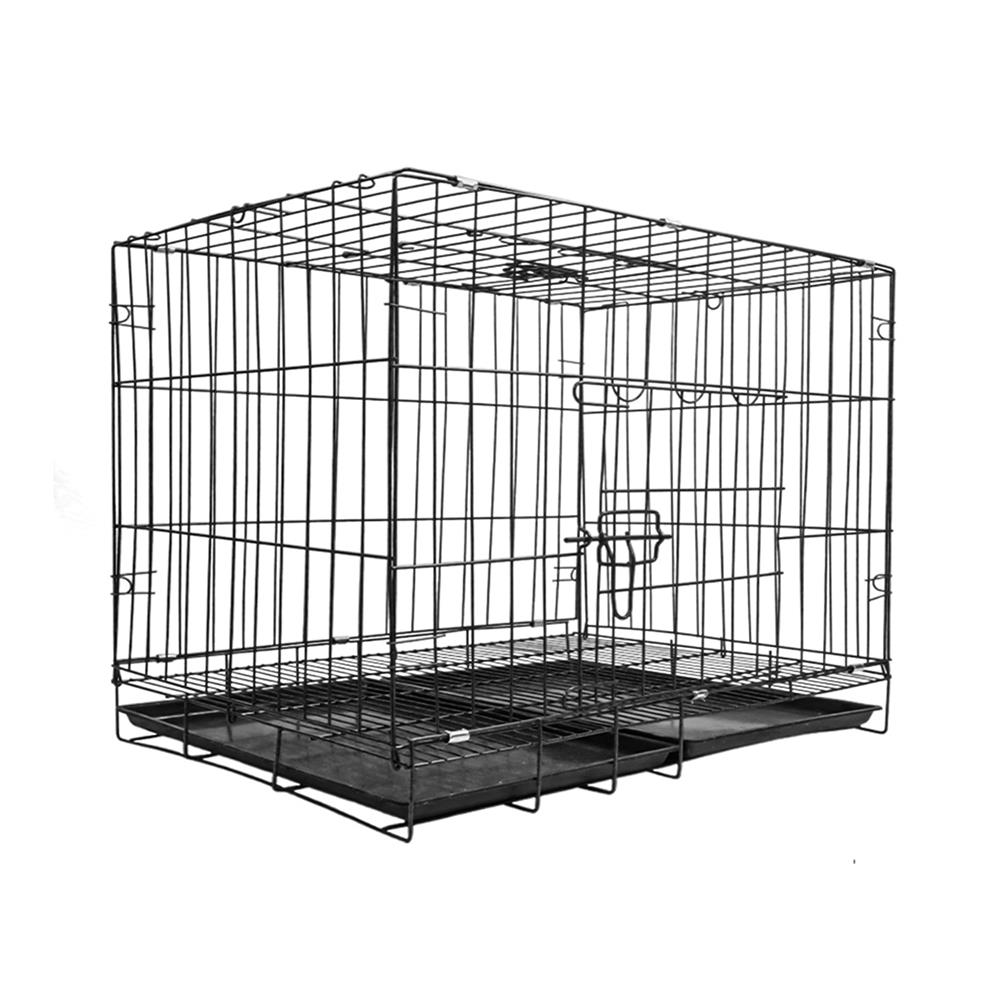 กรงสัตว์เลี้ยงพับได้ PETUS 100X60 ซม. สีดำ
