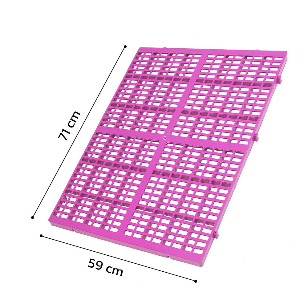 แผ่นรองกรง PETUS 71X59 ซม. สีชมพู