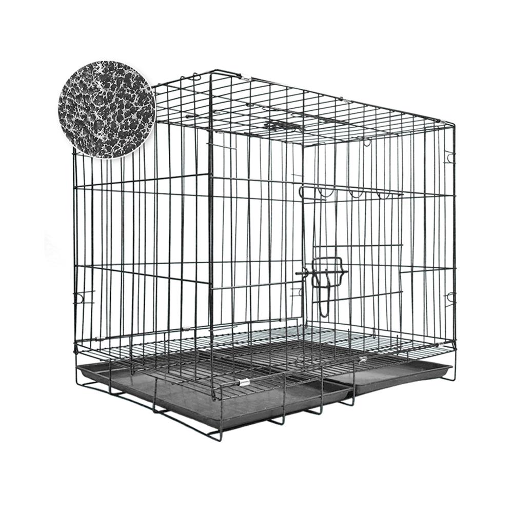 กรงสัตว์เลี้ยงพับได้ PETUS 70X50 ซม. สีเทา