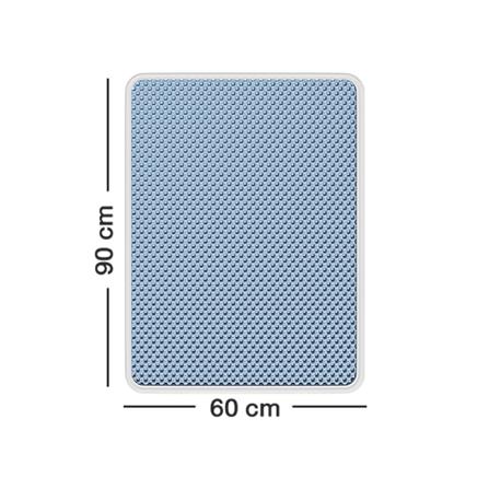 แผ่นดักทรายแมว PETUS 90X60 ซม. สีฟ้า_5
