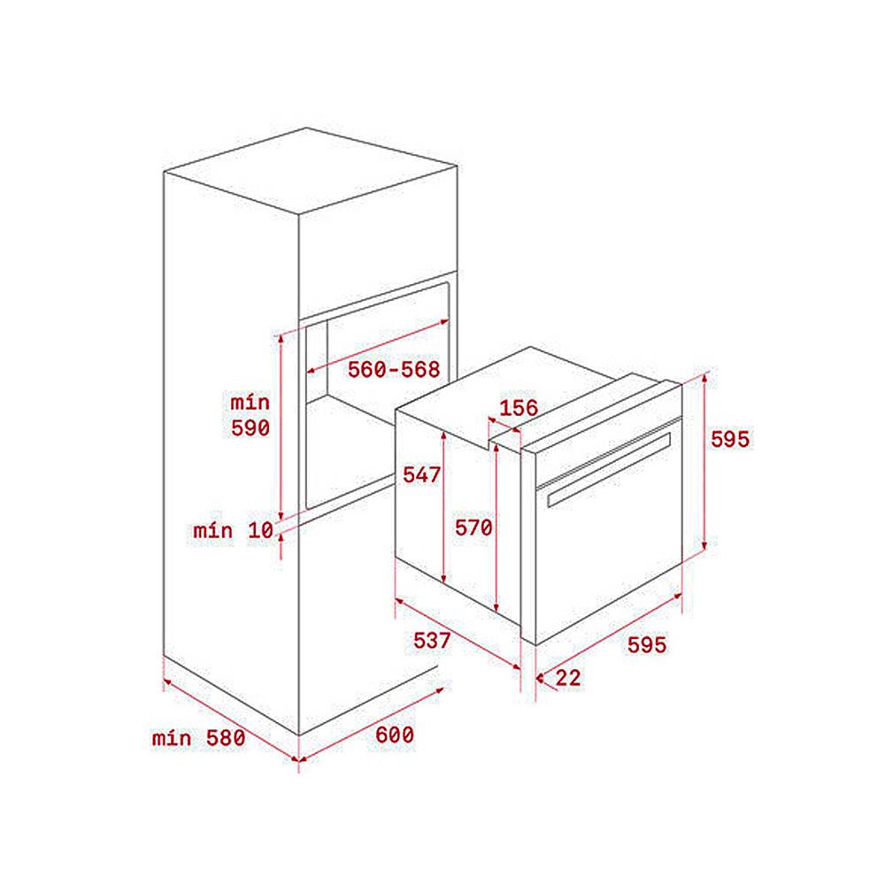 เตาอบฝังดิจิตอล TEKA STEAKMASTER BLACK GLASS