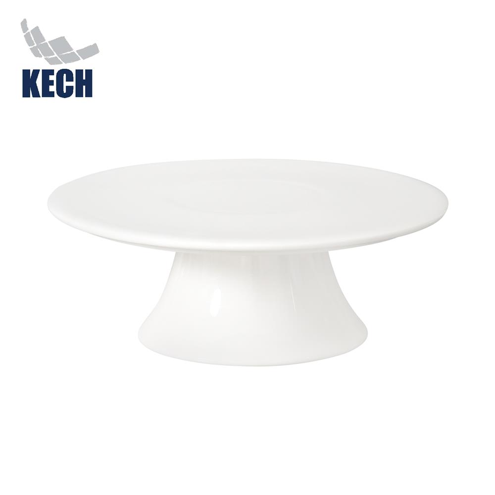 ที่วางขนมกลม PORCELAIN 10 นิ้ว KECH SNOW