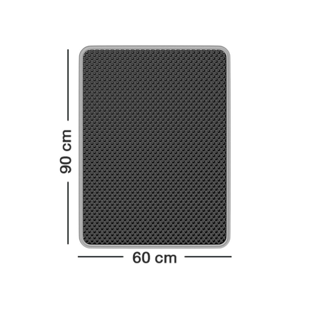 แผ่นดักทรายแมว PETUS 90X60 ซม. สีดำ