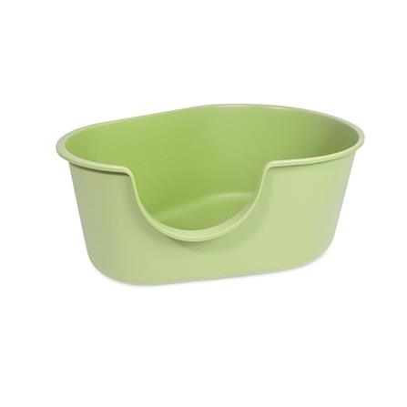 กระบะทรายแมว PETUS ทรงรีเล็ก สีเขียว_0