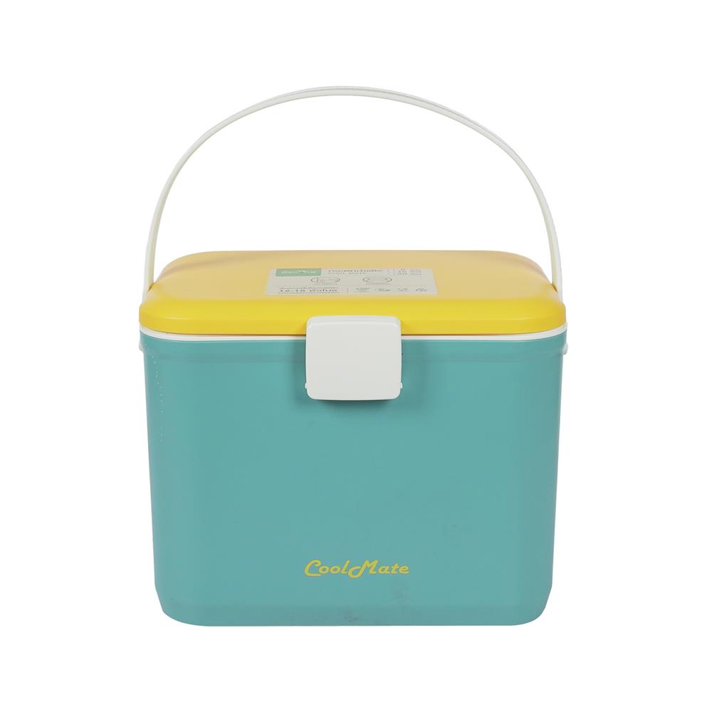 กระติกน้ำแข็ง SPRING COOL MATE 10 ลิตร สีฟ้า/เหลือง