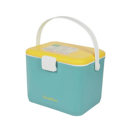 กระติกน้ำแข็ง SPRING COOL MATE 10 ลิตร สีฟ้า/เหลือง_0