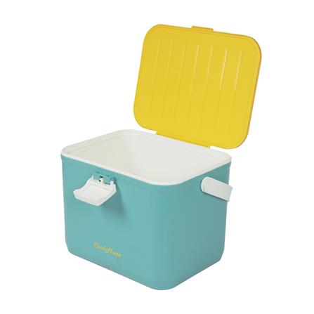 กระติกน้ำแข็ง SPRING COOL MATE 10 ลิตร สีฟ้า/เหลือง_3