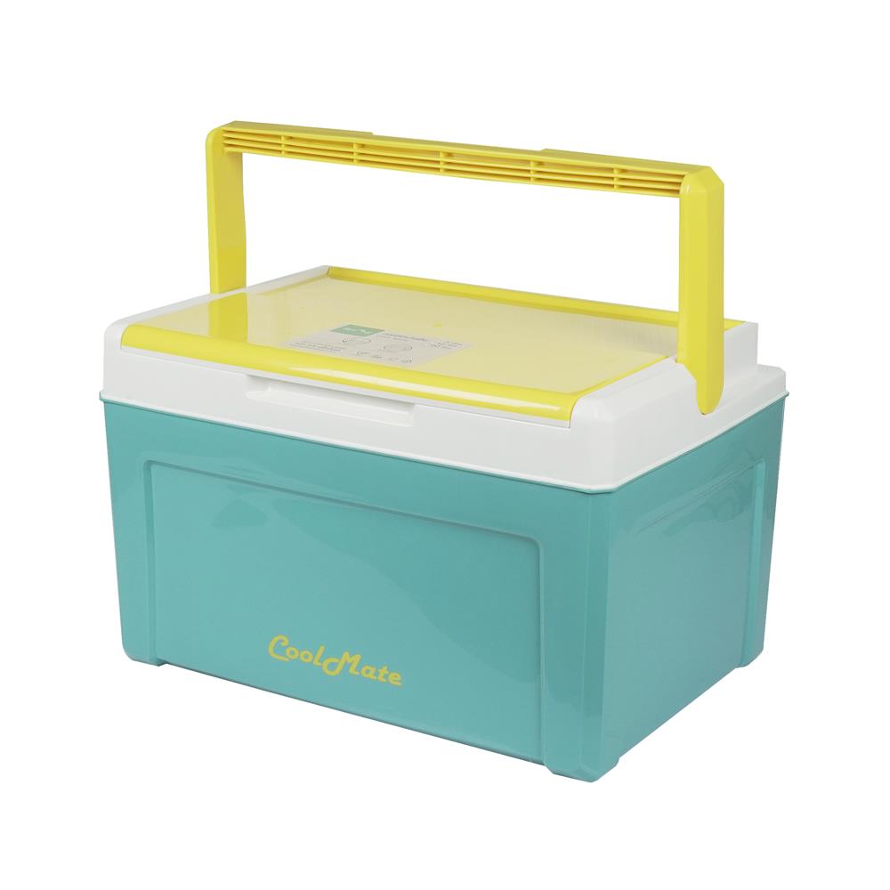 กระติกน้ำแข็ง SPRING COOL MATE 20 ลิตร สีฟ้า/เหลือง_1