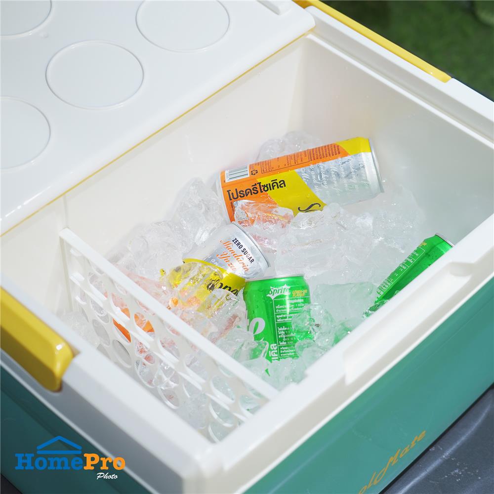 กระติกน้ำแข็ง SPRING COOL MATE 20 ลิตร สีฟ้า/เหลือง