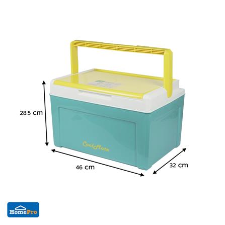 กระติกน้ำแข็ง SPRING COOL MATE 20 ลิตร สีฟ้า/เหลือง_9