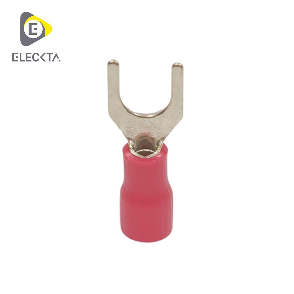 หางปลาแฉกหุ้ม ELECKTA 0.5-1.5 ตร.มม. สีแดง (แพ็ก 20 ชิ้น)