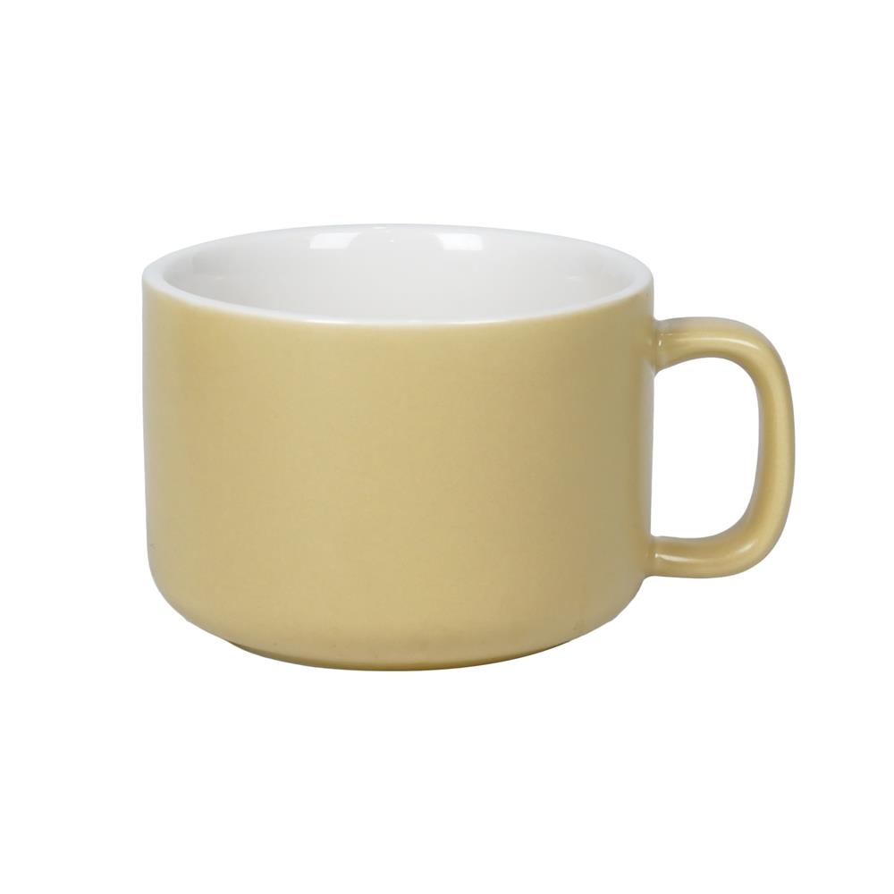 ชุดกาแฟ PORCELAIN 245 มล. KECH TWO TONE สีเหลือง